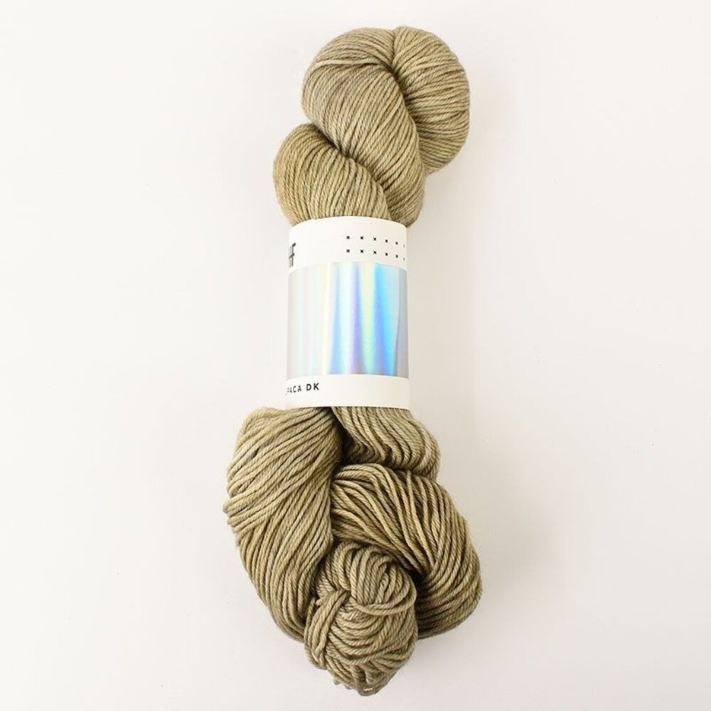 Hedgehog Fibres Alpaca DK Yarn Merino Hand-Dyed Stone Colorway